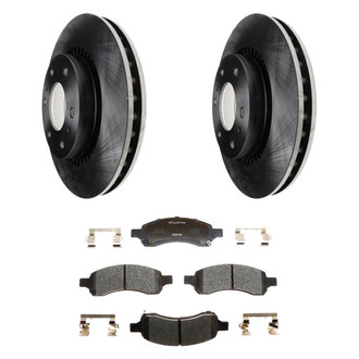 Raybestos® - R-Line™ Plain Front Brake Kit with Ceramic Pads