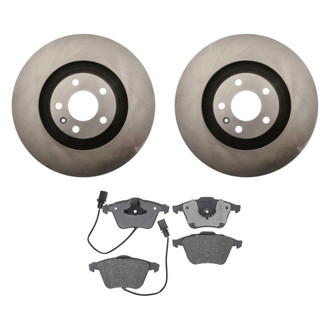 Raybestos® - R-Line™ Plain Front Brake Kit with Ceramic Pads