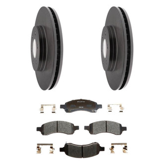 Raybestos® - R-Line™ Plain Front Brake Kit with Ceramic Pads