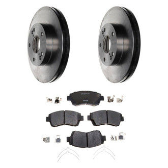 Raybestos® - R-Line™ Plain Front Brake Kit with Ceramic Pads