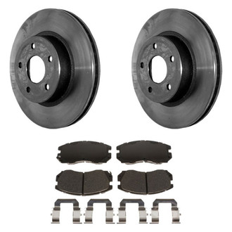 Raybestos® - R-Line™ Plain Brake Kit with Ceramic Pads