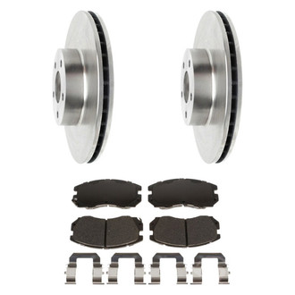 Raybestos® - R-Line™ Plain Front Brake Kit with Ceramic Pads