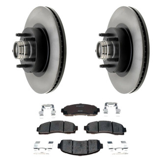 Raybestos® - R-Line™ Plain Front Brake Kit with Ceramic Pads