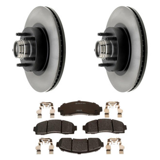 Raybestos® - R-Line™ Plain Brake Kit with Semi-Metallic Pads