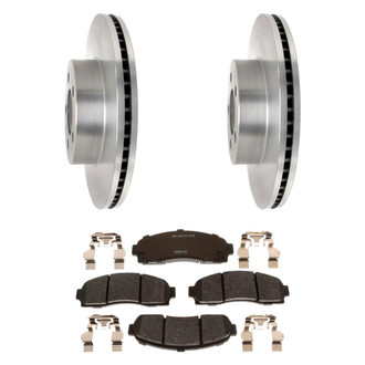 Raybestos® - R-Line™ Plain Front Brake Kit with Semi-Metallic Pads