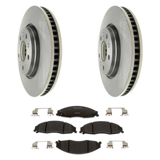 Raybestos® - R-Line™ Plain Brake Kit with Semi-Metallic Pads