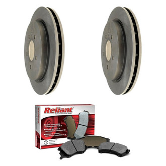Raybestos® - R-Line™ 1-Piece Brake Kit with Semi-Metallic Brake Pads