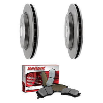 Raybestos® - R-Line™ Plain Rear Brake Kit with Semi-Metallic Pads