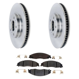 Raybestos® - R-Line™ Plain Front Brake Kit with Ceramic Pads