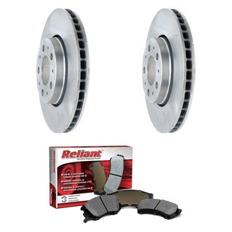 Raybestos® - R-Line™ Plain Front Brake Kit with Semi-Metallic Pads