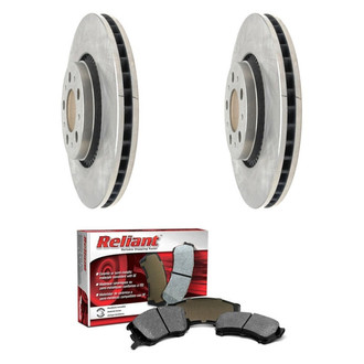 Raybestos® - R-Line™ Plain Front Brake Kit with Semi-Metallic Pads