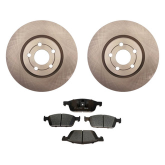 Raybestos® - R-Line™ Plain Front Brake Kit with Ceramic Pads