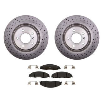 Raybestos® - R-Line™ Front Brake Kit with Semi-Metallic Pads