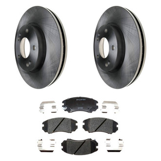 Raybestos® - R-Line™ Plain Front Brake Kit with Ceramic Pads