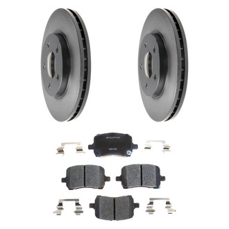 Raybestos® - R-Line™ Plain Front Brake Kit with Ceramic Pads