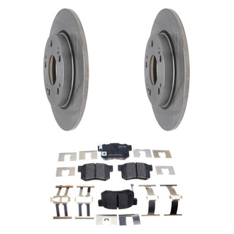 Raybestos® - R-Line™ Plain Rear Brake Kit with Ceramic Pads