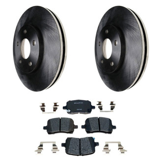 Raybestos® - R-Line™ Plain Front Brake Kit with Ceramic Pads