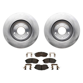 Raybestos® - R-Line™ Plain Front Brake Kit with Ceramic Pads