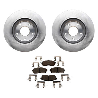 Raybestos® - R-Line™ Plain Front Brake Kit with Ceramic Pads