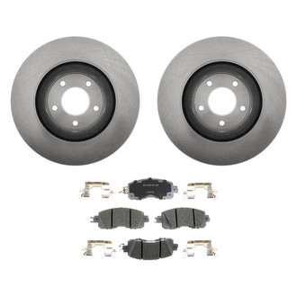 Raybestos® - R-Line™ 1-Piece Brake Kit with Ceramic Brake Pads