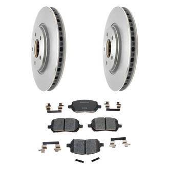 Raybestos® - R-Line™ Plain Front Brake Kit with Ceramic Pads