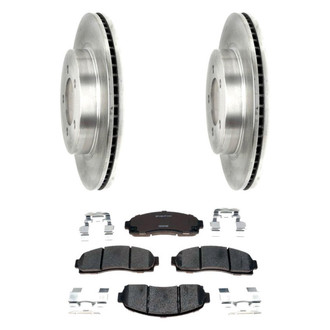 Raybestos® - R-Line™ Plain Front Brake Kit with Ceramic Pads