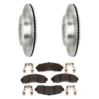 Raybestos® - R-Line™ Plain Front Brake Kit with Semi-Metallic Pads