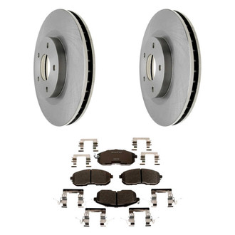 Raybestos® - R-Line™ Plain Front Brake Kit with Ceramic Pads