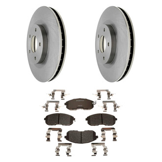 Raybestos® BNDL-1269-31018360 - R-Line™ Plain Front Brake Kit with Semi-Metallic Pads
