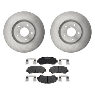 Raybestos® - R-Line™ Plain Front Brake Kit with Ceramic Pads