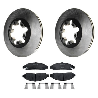 Raybestos® - R-Line™ Plain Front Brake Kit with Ceramic Pads