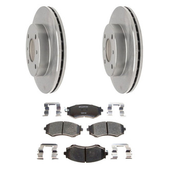 Raybestos® - R-Line™ Plain Front Brake Kit with Ceramic Pads