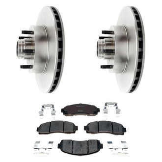 Raybestos® - R-Line™ Plain Front Brake Kit with Ceramic Pads