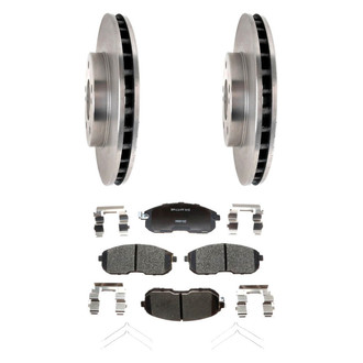 Raybestos® - R-Line™ Plain Front Brake Kit with Ceramic Pads