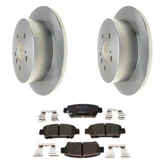 Raybestos® - R-Line™ Plain Rear Brake Kit with Ceramic Pads