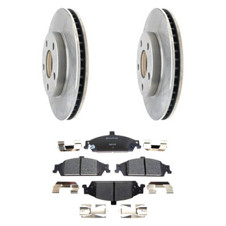 Raybestos® - R-Line™ Plain Front Brake Kit with Ceramic Pads