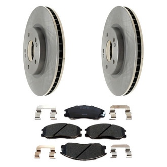 Raybestos® - R-Line™ Plain Front Brake Kit with Ceramic Pads