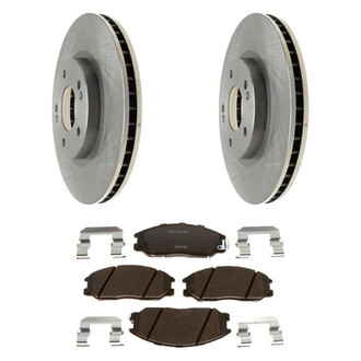 Raybestos® - R-Line™ Plain Front Brake Kit with Ceramic Pads