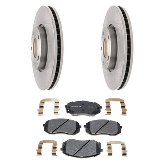 Raybestos® - R-Line™ Plain Front Brake Kit with Ceramic Pads