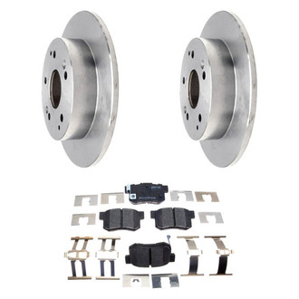 Raybestos® - R-Line™ Plain Rear Brake Kit with Ceramic Pads