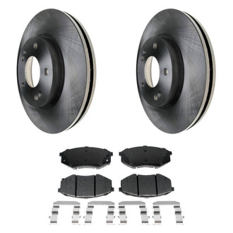 Raybestos® - R-Line™ Plain Front Brake Kit with Ceramic Pads