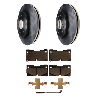 Raybestos® - R-Line™ Plain Front Brake Kit with Ceramic Pads