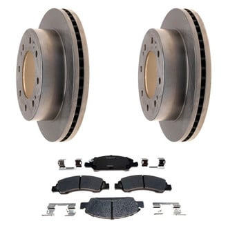 Raybestos® - R-Line™ Plain Front Brake Kit with Ceramic Pads