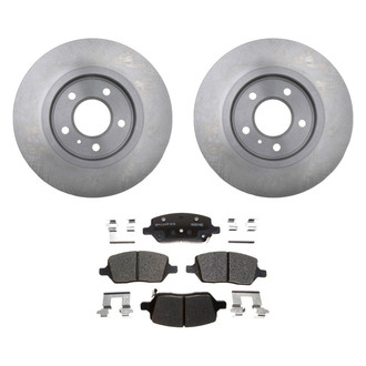 Raybestos® - R-Line™ Plain Rear Brake Kit with Ceramic Pads