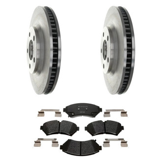 Raybestos® - R-Line™ 1-Piece Brake Kit with Semi-Metallic Brake Pads
