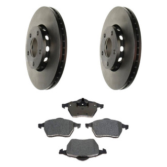 Raybestos® - R-Line™ Plain Brake Kit with Semi-Metallic Pads