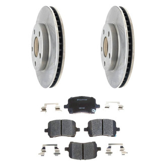 Raybestos® - R-Line™ Plain Front Brake Kit with Ceramic Pads