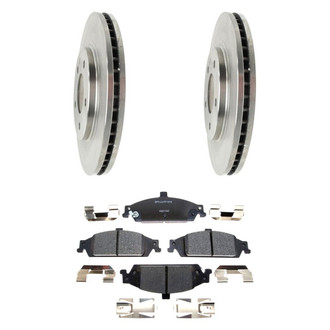 Raybestos® - R-Line™ Plain Front Brake Kit with Ceramic Pads