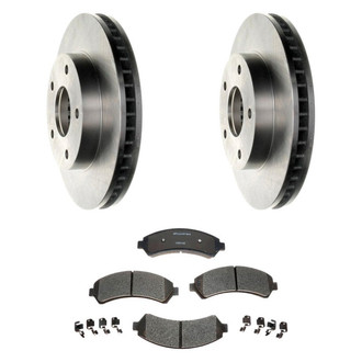Raybestos® - R-Line™ Plain Front Brake Kit with Ceramic Pads