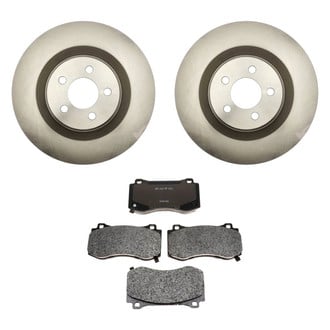 Raybestos® - R-Line™ Plain Front Brake Kit with Semi-Metallic Pads